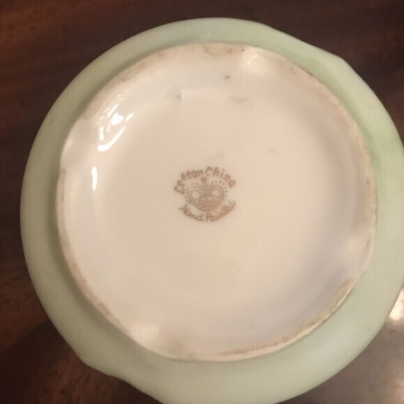 Lefton Hand Painted Cup & Saucer, Pink Roses, Gold Trim‎ & Gold Handle - Picture 8 of 9